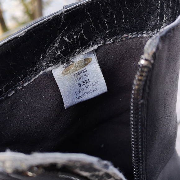 Collège leather ankle boots - Picture 16 of 16